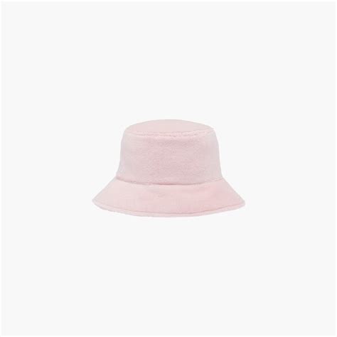 Terry cloth bucket hat Alabaster pink 